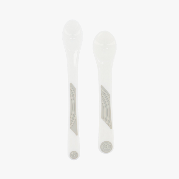 twistshake lepel set van 2 wit