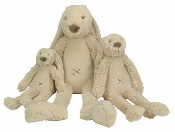 92. Beige Rabbit Richie - 28cm incl borduurwerk