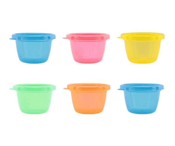 Nuby Snackkommetjes - 6st - 120 ml - 3m+