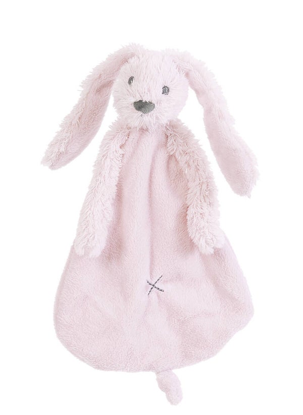 Pink Rabbit Richie - knuffeldoekjes