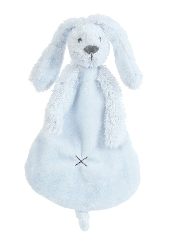 Baby blue Rabbit Richie - knuffeldoekjes