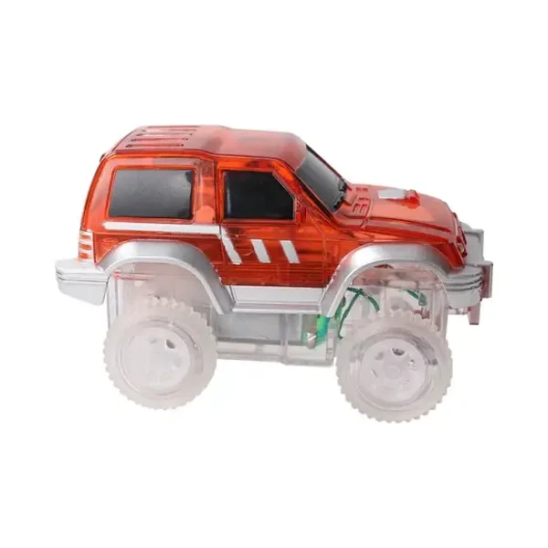clever clixx race track car red