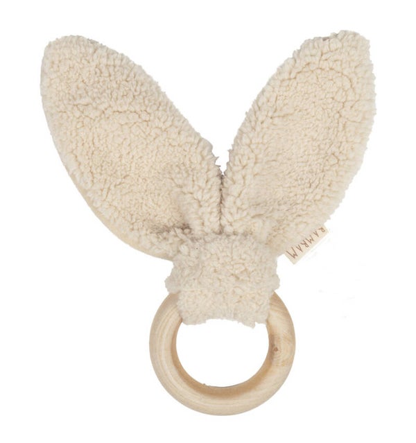 BAMBAM ECO FRIENDLY WOODEN TEETHING RING WITH EARS