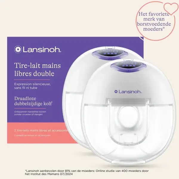 109. Lansinoh draadloze kolf dubbel
