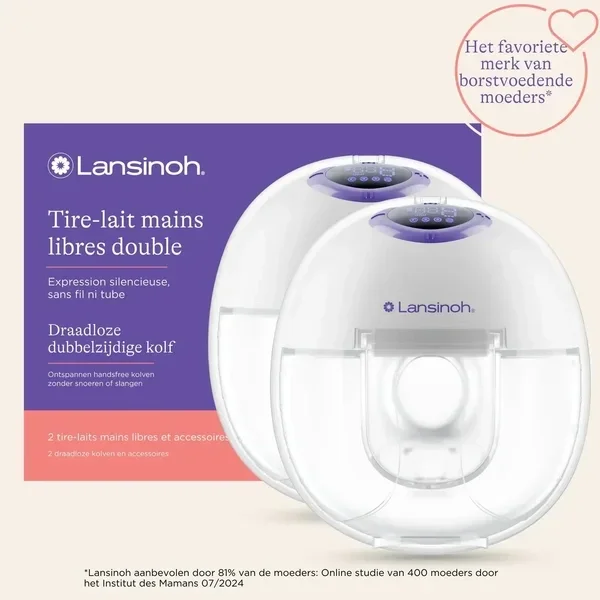 131. Lansinoh draadloze kolf dubbel