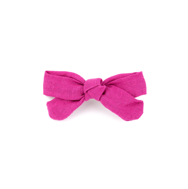 BL Linen Love Story - Bow mini - Rose