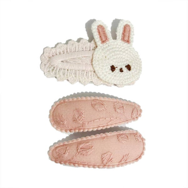 BL - Snap hair clip - Rabbit