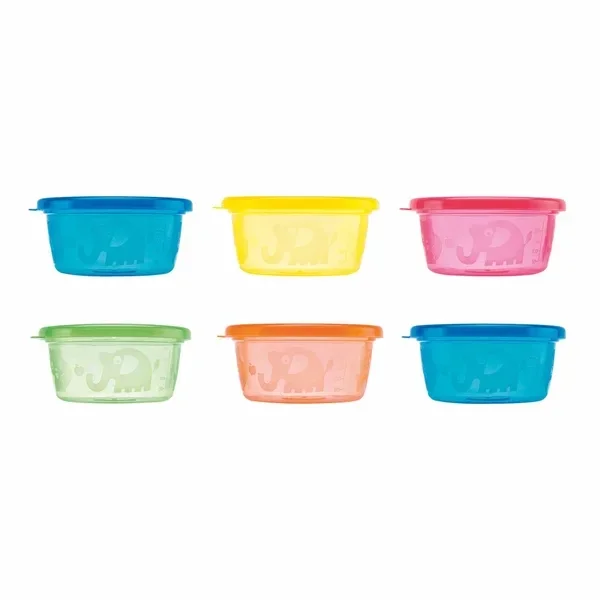 117. Nuby 6 Snackkommetjes - 300 ml - 3m+