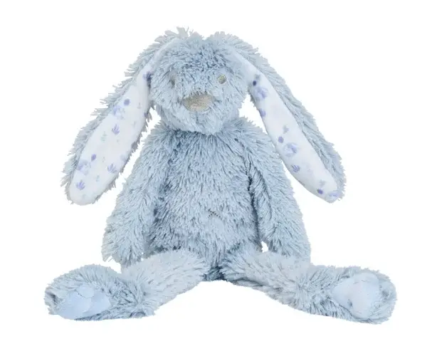 138. Happy horse Tiny Blue Graphic Rabbit Richie 28cm + INCL borduurwerk