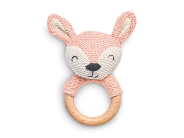 Jollein Bijtring Deer - Pale Pink