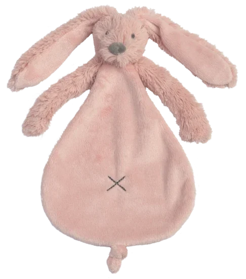 127. Old pink Rabbit Richie knuffeldoekje