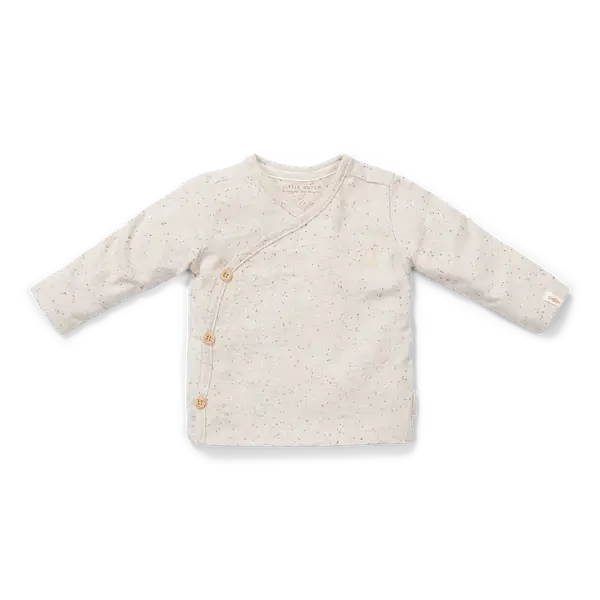 132. Little dutch Vestje overslag Nappy Sand maat 56