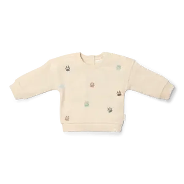 120. Little dutch sweater sand melee maat 86