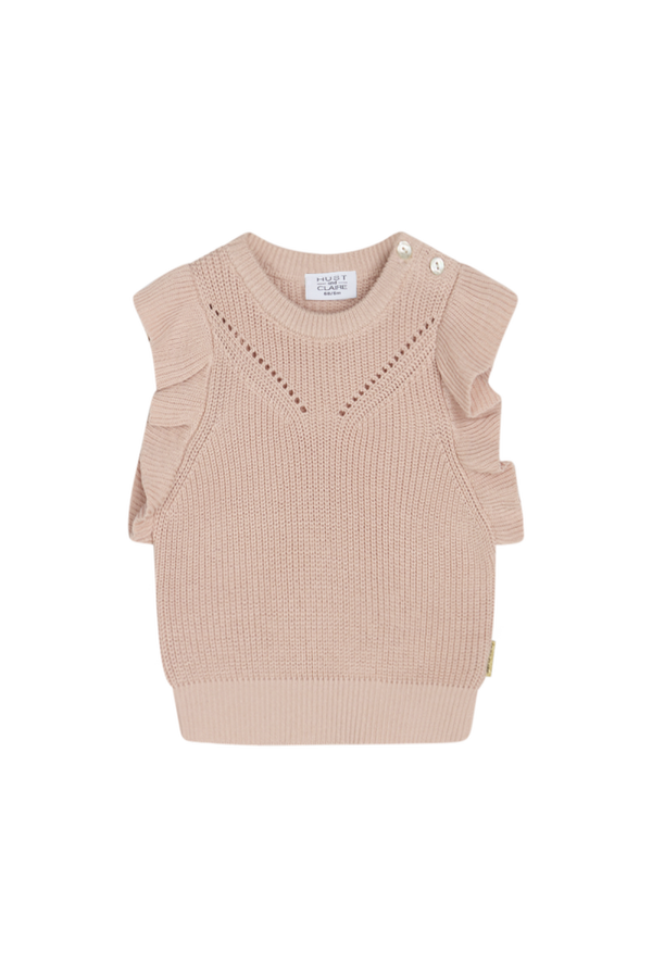 Hust and claire gilet oud roze