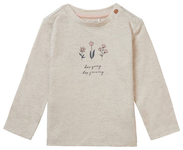 noppies oatmeal valentine long sleeve