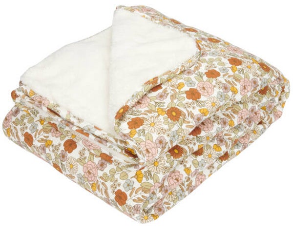 Little dutch Wiegdeken Vintage Little Flowers 70x100
