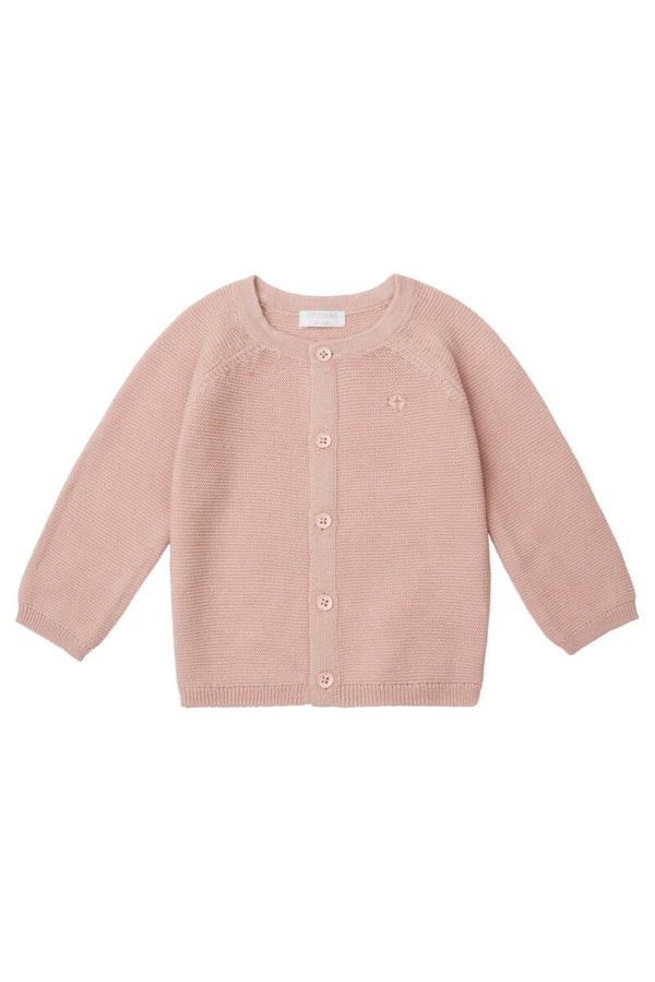 Unisex cardigan knit Rose smoke