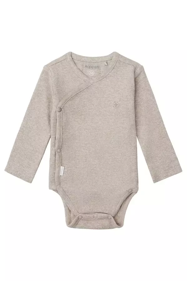 44. Unisex Romper Nino - Taupe Melange 62