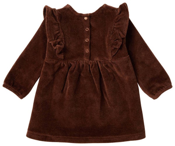 Girls dress vaughn cappucino