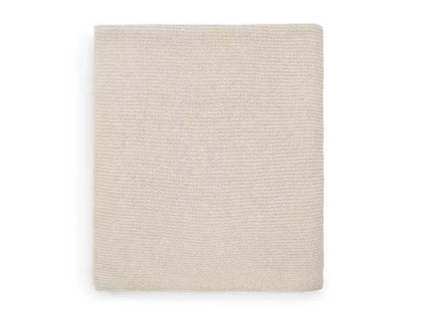 Jollein Deken Ledikant 100x150cm Basic Knit - Nougat