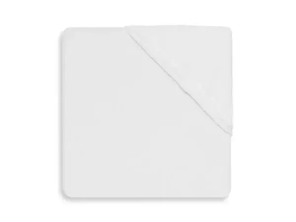 117. Jollein Hoeslaken Molton Ledikant 60x120cm - Wit