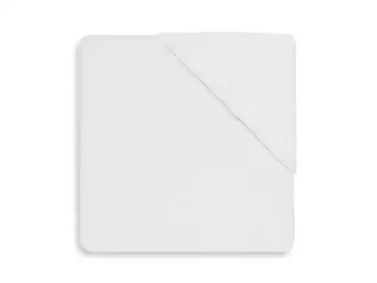 90. Jollein Hoeslaken Molton Ledikant 60x120cm - Wit