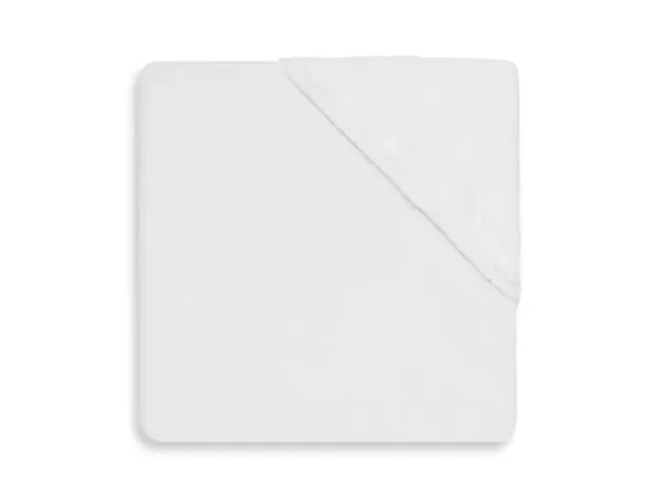 Jollein Hoeslaken Molton Ledikant 60x120cm - Wit