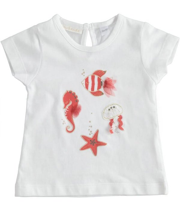 TSHIRT SEA rood 6 MAAND