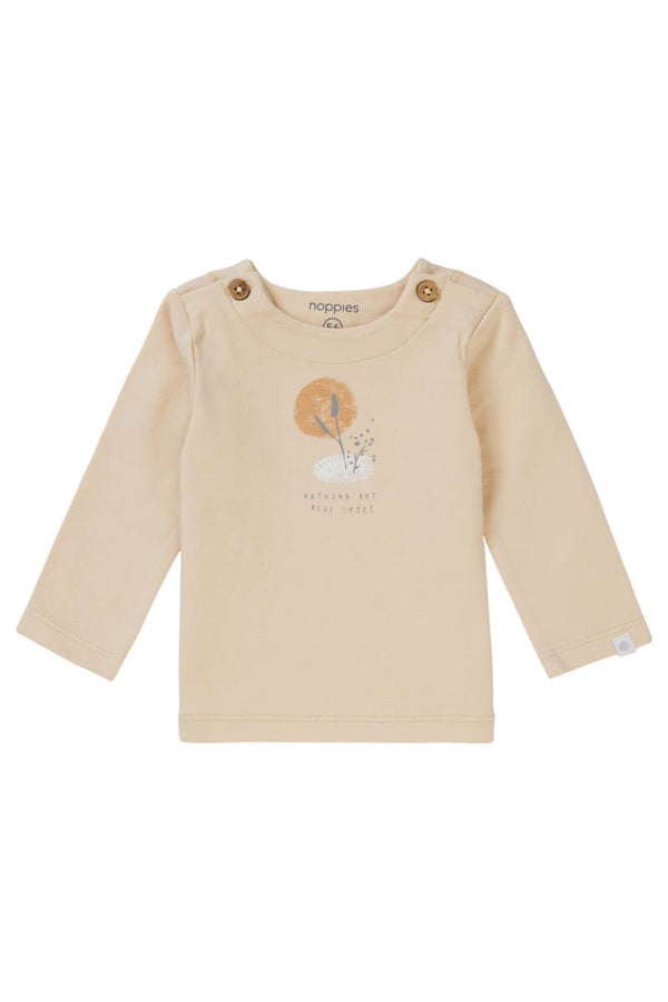 Noppies unisex longsleeve biscotti