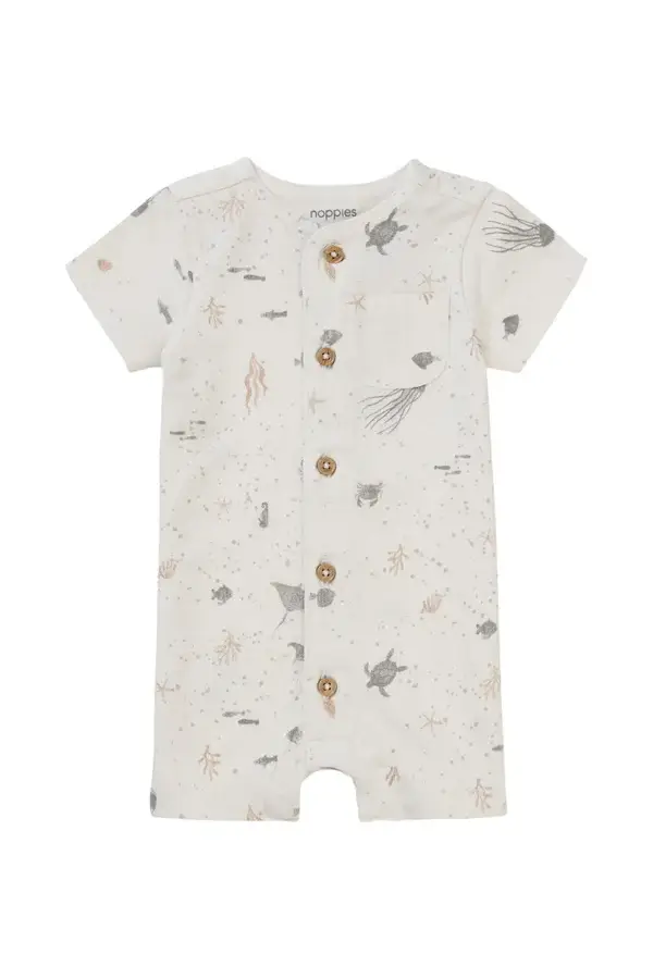 182. Noppies unisex playsuit met zeedieren