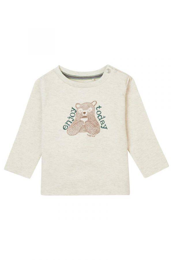 Noppies Baby Longsleeve Gemenos - Oatmeal