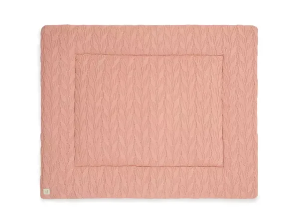 Jollein Boxkleed Spring Knit 80x100cm - Rosewood