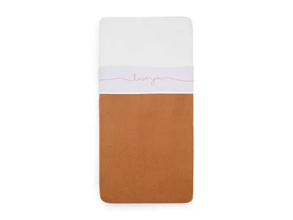 Jollein Laken Ledikant 120x150cm Love you - Caramel