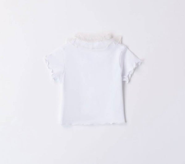 IDO tshirt kraagje wit