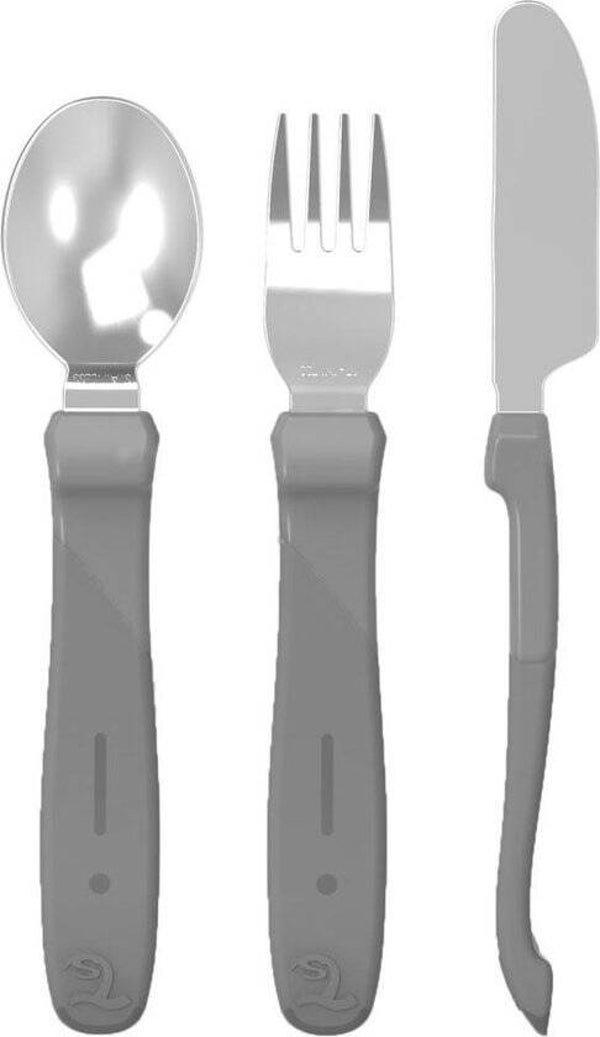 twistshake stainless steel grijs