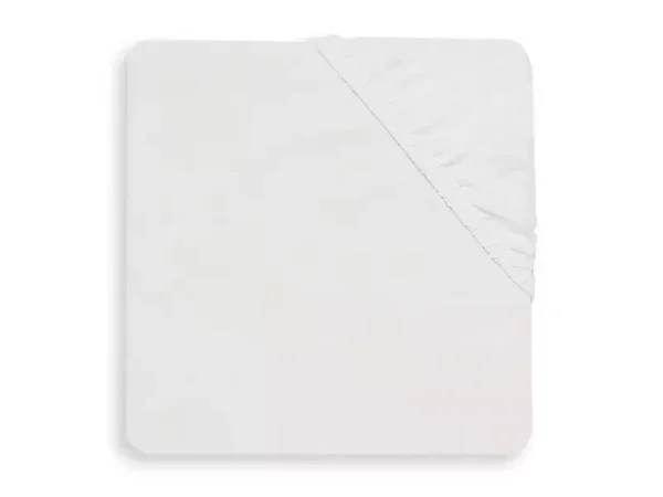 Jollein Hoeslaken Ledikant Katoen 60x120cm - Wit