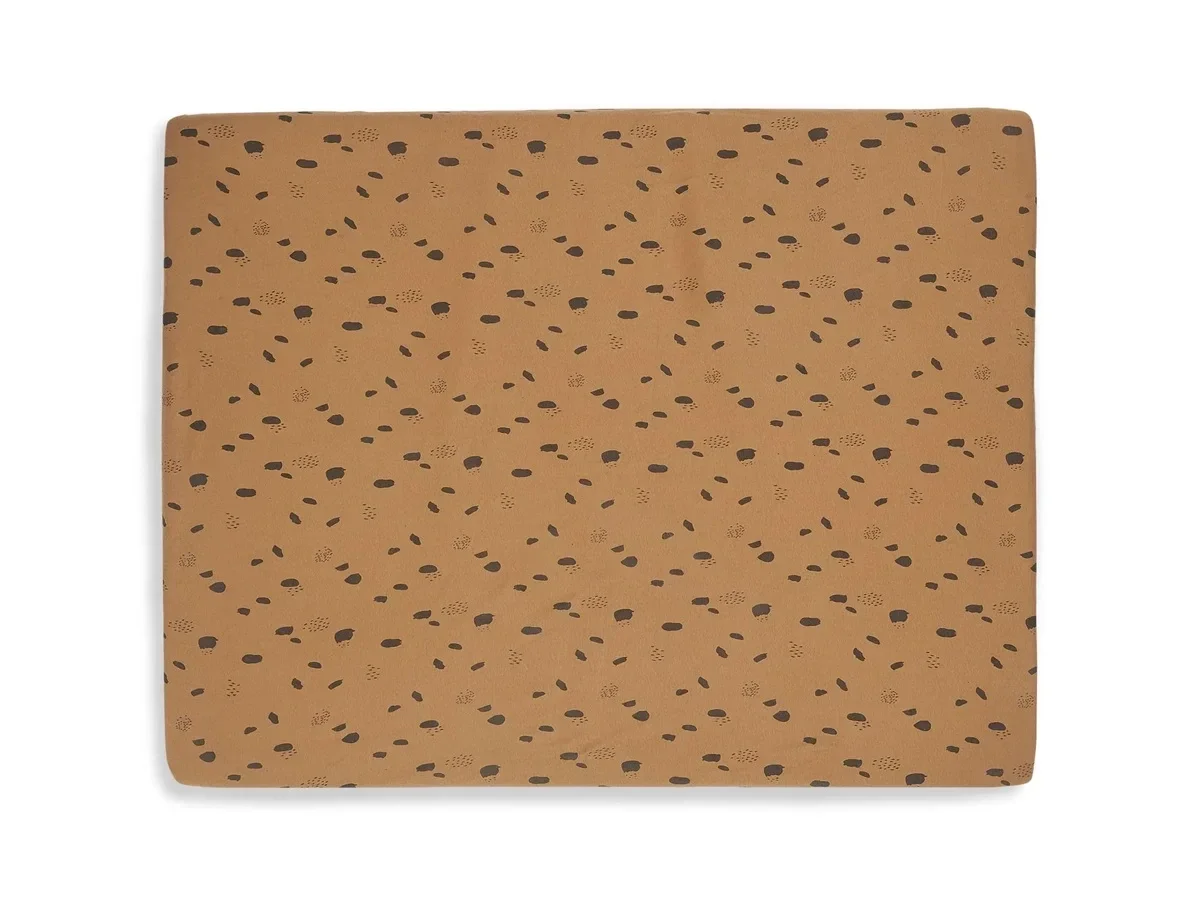 Jollein Hoeslaken Jersey Boxmatras 75x95cm Spot Caramel