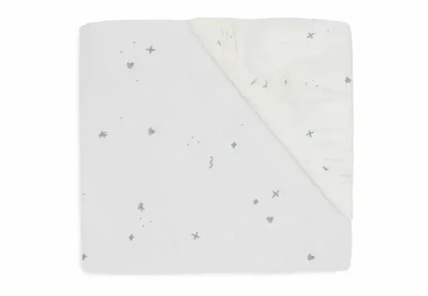 Jollein Hoeslaken Jersey 60x120cm Twinkling - Sea Green