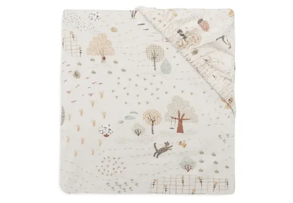 Jollein Hoeslaken - Jersey - Tiny Park 60x120cm