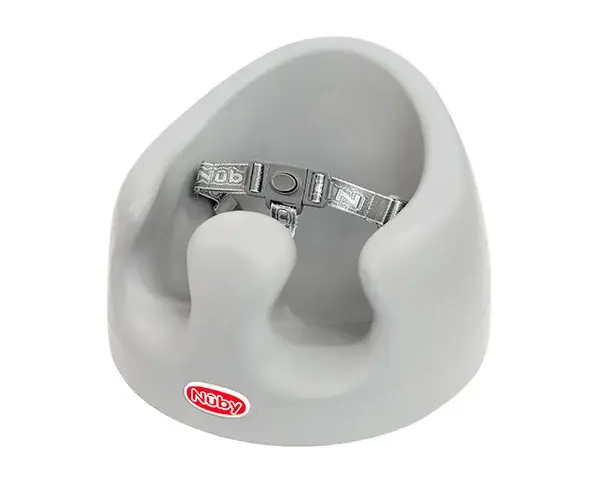 60. Nuby Schuimrubberen babyzitje - grijs - 4-12m