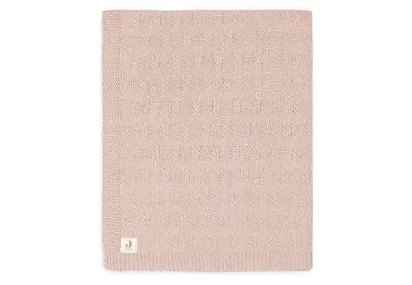 Jollein Deken - Grain Knit 100x150cm wild rose