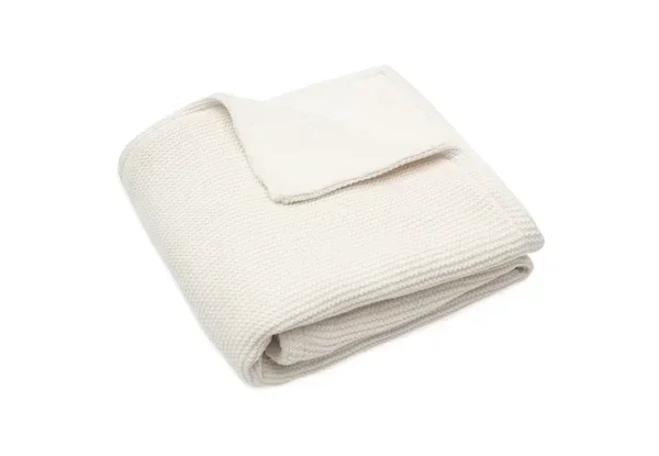 132. Jollein Deken - Basic Knit - Fleece ivory 75x100cm incl borduurwerk
