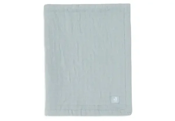 Jollein Deken Hydrofiel 75x100cm Jacquard - Sea Green - GOTS