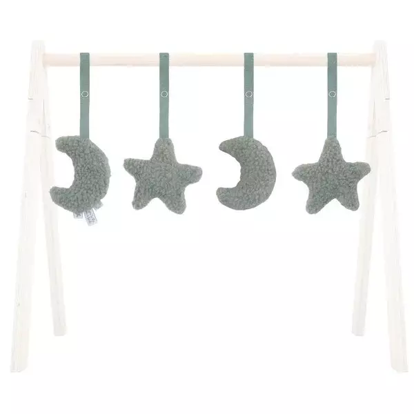 7. Jollein babygym toys set ash green