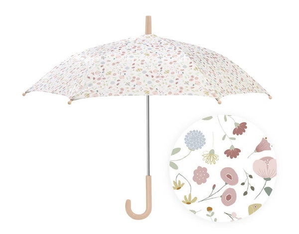 Little dutch Paraplu Flowers & Butterflies