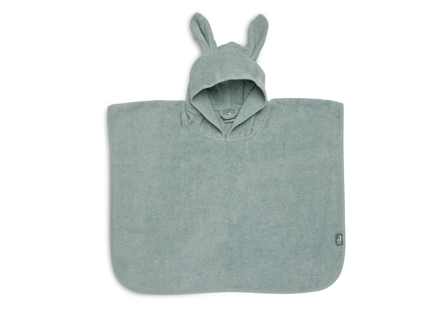128. Jollein Badponcho Badstof ash green