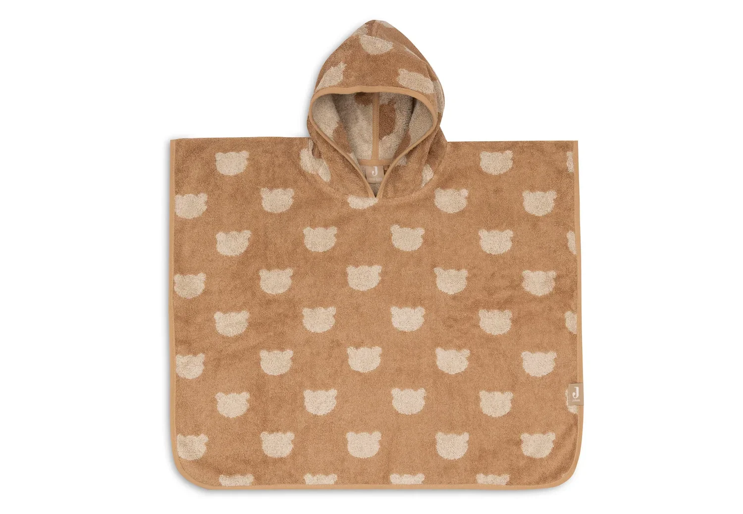 Jollein Badponcho Badstof - Jacquard teddy bear