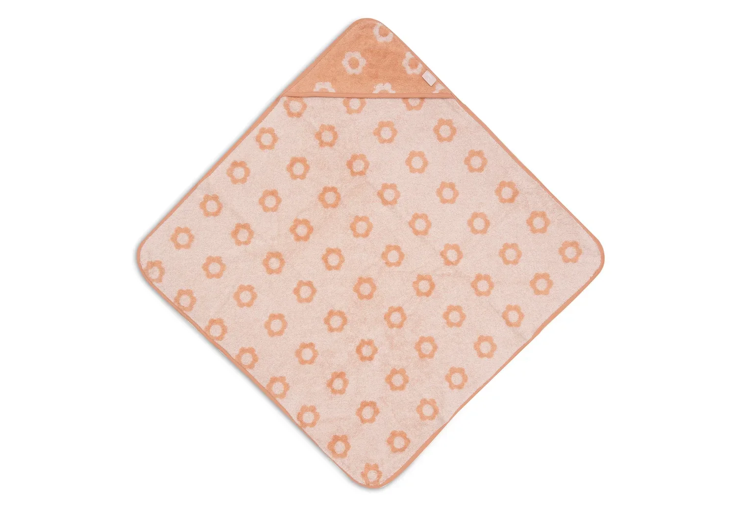 Jollein Badcape Badstof - Jacquard flower