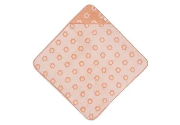 Jollein Badcape Badstof - Jacquard flower