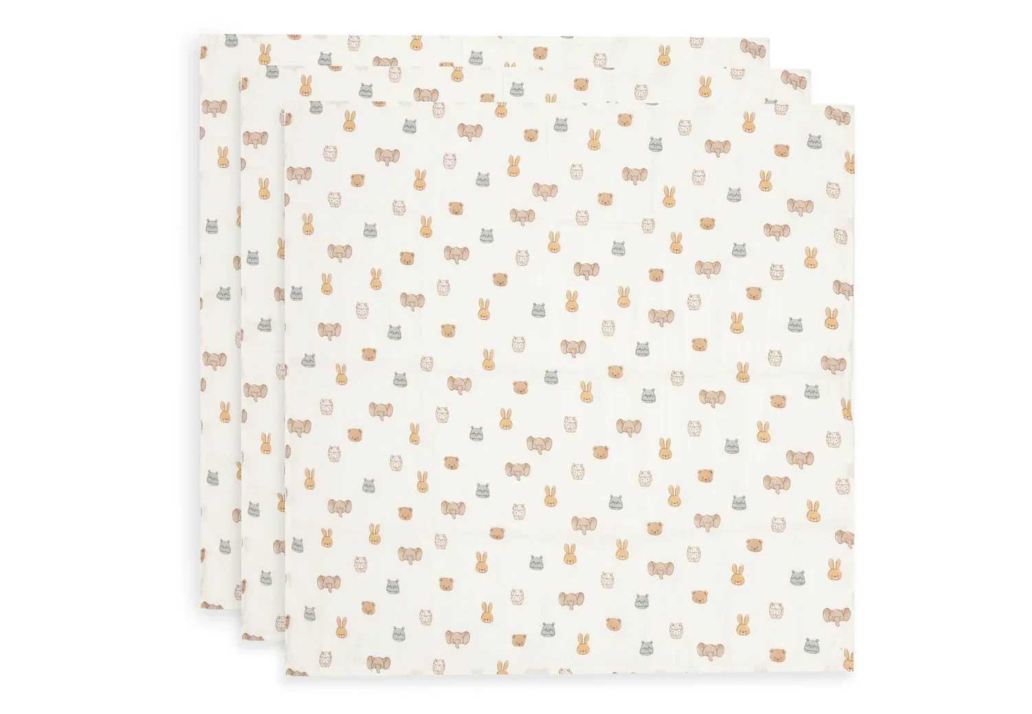 Jollein Hydrofiele Doek Small 70x70cm - Jollies - 3 Stuks